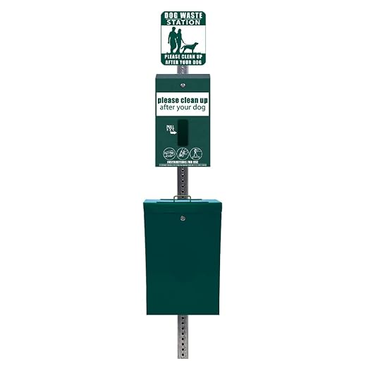 Ultimate™ Dog Waste Station/MittN Bag™ System (Matte Green)