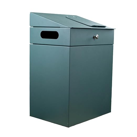 ZERO WASTE USA Yard Buddy™ Aluminum Dog Waste Station for Home | Premium rust-proof aluminum backyard station with 200 bags, 25 liners, 10-gallon can, locking dispenser & 10-year warranty