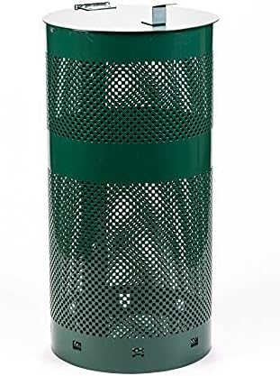 Zero Waste USA - The Sentry® Dog Station - (Universal Fit) Roll Bag System - Free 400 waste bags and 25 can liners - Over 500k sold in USA (Gloss Green)