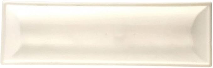 Livestock Container Feed Basin Trough Bin Heavy-Duty Engineer Plastics with Open Top for Fast Access and Low Profile Smooth Finish for Quick Wash and, White, Thickened