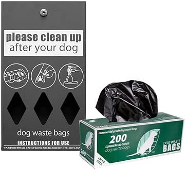 Zero Waste USA - Aluminum Low Profile Dog Waste Station, Matte Black | 5' low-profile aluminum station with 400 roll bags, 25 liners, rust-proof construction, blends into parks and landscapes