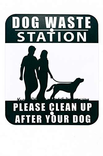 Mini Dog Waste Station with ONEpul Bag System - Free 400 Waste Bags Included - Green