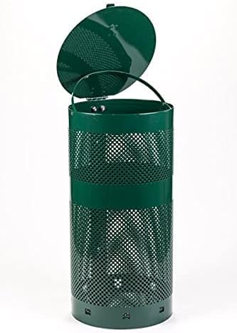 ZERO WASTE USA - Low Profile Dog Waste Station - (Gloss Green)
