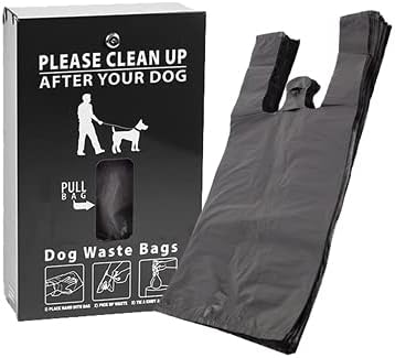 Zero Waste USA - Low Profile Dog Waste Station - EZ-Tie Hanging Bag System - Free 400 waste bags and 25 can liners - Over 500k sold in USA (Matte Black)