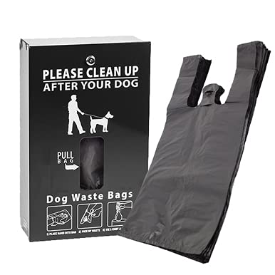 Zero Waste USA - The Sentry® Dog Station - EZ-Tie Hanging Bag System - Free 400 waste bags and 25 can liners - Over 500k sold in USA (Matte Black)