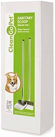 Clean Go Sanitary Steel Strong Pooper Scoopers for Dogs & Pets Shovel or Rake Styles (Shovel)