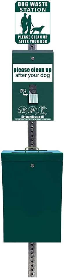 Ultimate™ Dog Waste Station/ONEpul® Header Bag System (Matte Green)