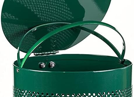 ZERO WASTE USA - Low Profile Dog Waste Station - (Gloss Green)