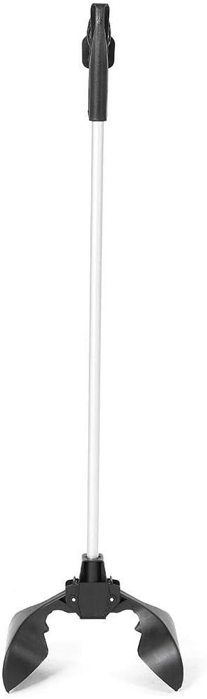 ZJchao Dog Cat Waste Pick Up Tool, Scoop Jaw Pooper Scooper Dirt Picker Single Handed Heavy Duty Poop Scoop Dog Sanitary Waste Pickup Tool Large Size