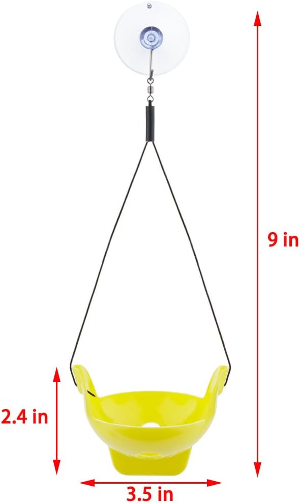 2 Pack Amphibian Aquatic Frogs Habitats with Suction Cup for Toad Frog Tadpole Tree Frog Small Aquatic Animals