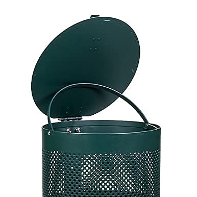 Standard Dog Waste Station / EZ_Tie Hanging Bag System (Matte Green)