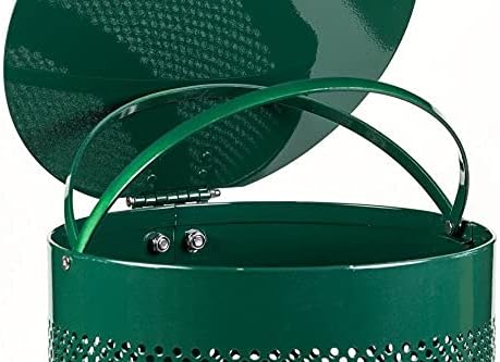 Zero Waste USA - The Sentry® Dog Station - Tie-Handle Roll Bag System - Free 400 waste bags and 25 can liners - Over 500k sold in USA (Gloss Green)