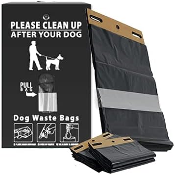 Zero Waste USA - Sentry® SINGLpul® Dog Waste Station - Matte Black | Includes 400 SINGLpul® header bags, 25 can liners, rust-proof aluminum station & 10-year warranty