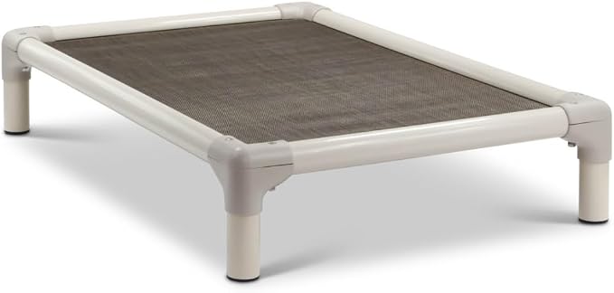 Kuranda Chewproof Elevated Dog Bed – 50" x 36" - Sunsure Textilene - Sierra