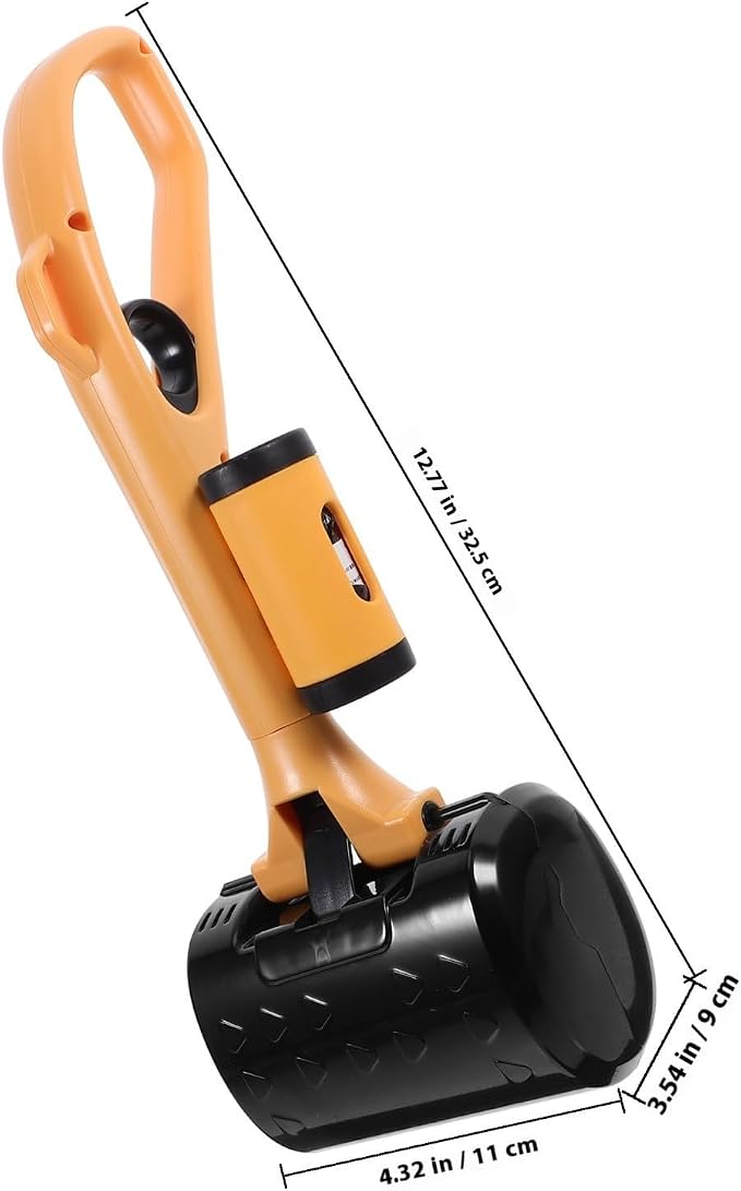 VILLCASE Heavy Duty Pooper Scooper for Dogs with Abs Material and Easy-to-use Design, Versatile Dog Poop Scoop for Outdoor Activities and Yards, Pet Waste Picker for Clean