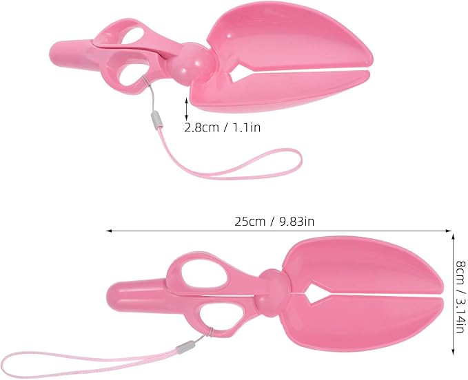 Alipis Heavy Duty for Effortless Pet Waste Cleanup Dog Poop Scooper with Scissor-Style Mechanism Portable Abs Pooper Scooper for Large Dogs and Yard Cleaning