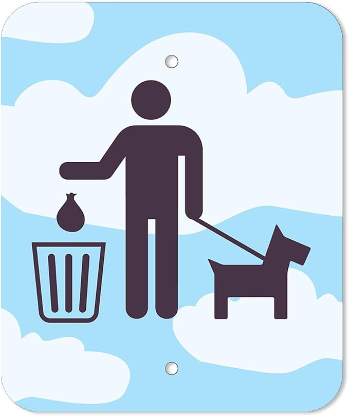 Zero Waste USA - DISPENSE-ART Roll Bag Dispenser & Sign - Dog Park Walk | UV-printed roll bag dispenser & matching sign, 400 bags, 25% more storage, mounts to walls, posts & fences