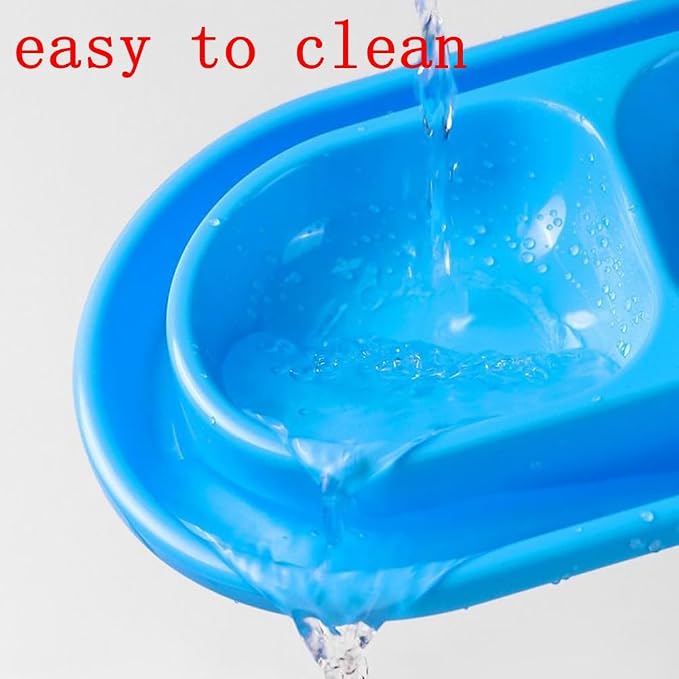 Cat Kitten Dish Dog Puppy Feeder Pet Bowl Ants go Away Grey, S | Ant Proof Cat Food Bowl, No Spill Dish, Outdoor Feeding, Deep Wide Water Moat, Ants Barrier Blocks Ants, Lightweight Plastic