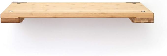 CatastrophiCreations Cat 18" Shelf Handcrafted Elevated Wall, Natural Bamboo, one Size