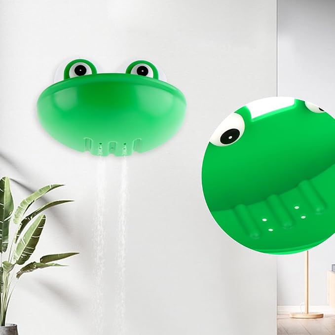 2 Pack Frog Suction Terrarium Hide for Tree Frogs Toads Tadpoles | Dual suction cups stick to glass, drain holes keep interior dry, smooth hard plastic, frog decor for rainforest vivarium