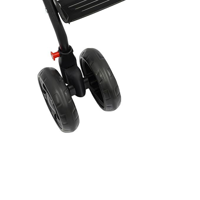 Pet Stroller for Small Medium Dogs Cats up to 22 lbs, Lightweight Foldable Dog Stroller with 360° Wheels & Brakes, Safety Tether, Breathable Mesh, Removable Washable Cushion