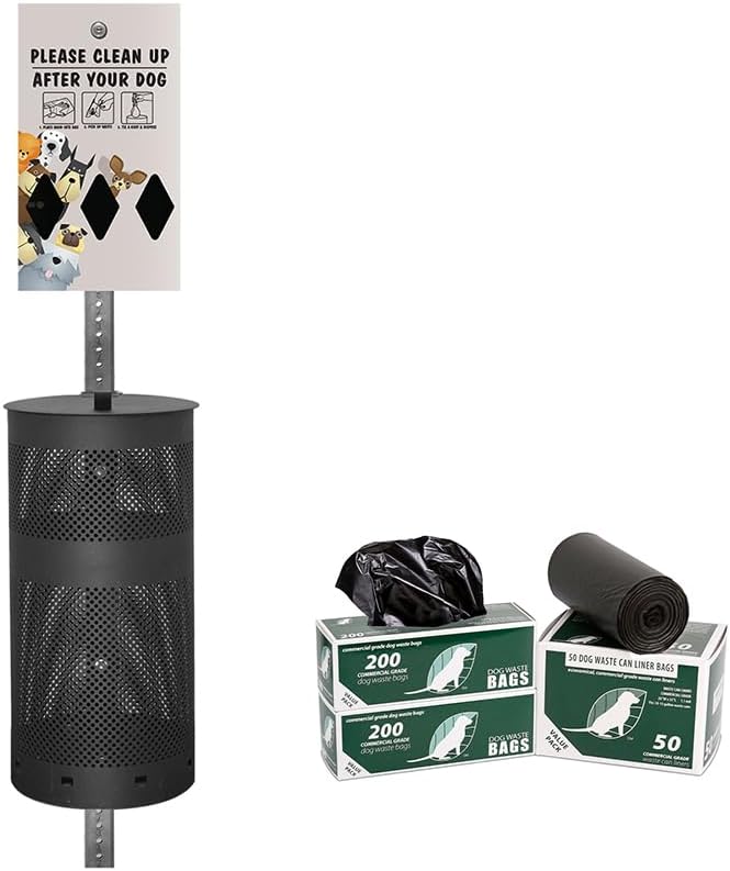 ZERO WASTE USA - Dispense-Art™ Low Profile Dog Waste Station - Peek A Pup | UV-printed aluminum low-profile station with 400 bags, 25 liners, 25% larger dispenser, rust-proof commercial design