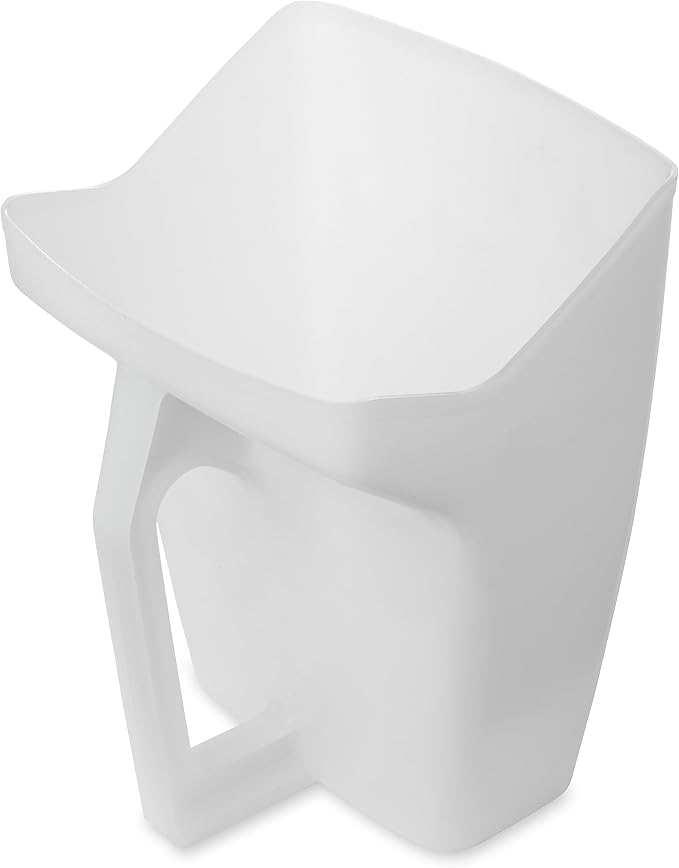 Rubbermaid Commercial Products Food Service Utility Scoop, 64-Ounce, White, for Ice/Bar and Ingredient Use in Restaurant/Kitchen