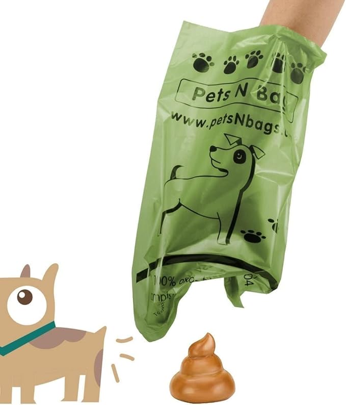 Pets N Bags Dog Poop Bags, Dog Waste Bags Unscented Refill Rolls