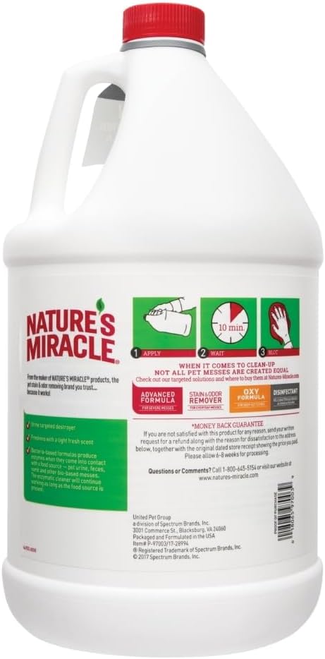 Nature's Miracle Dog Urine Destroyer for Dogs, 128 fl oz