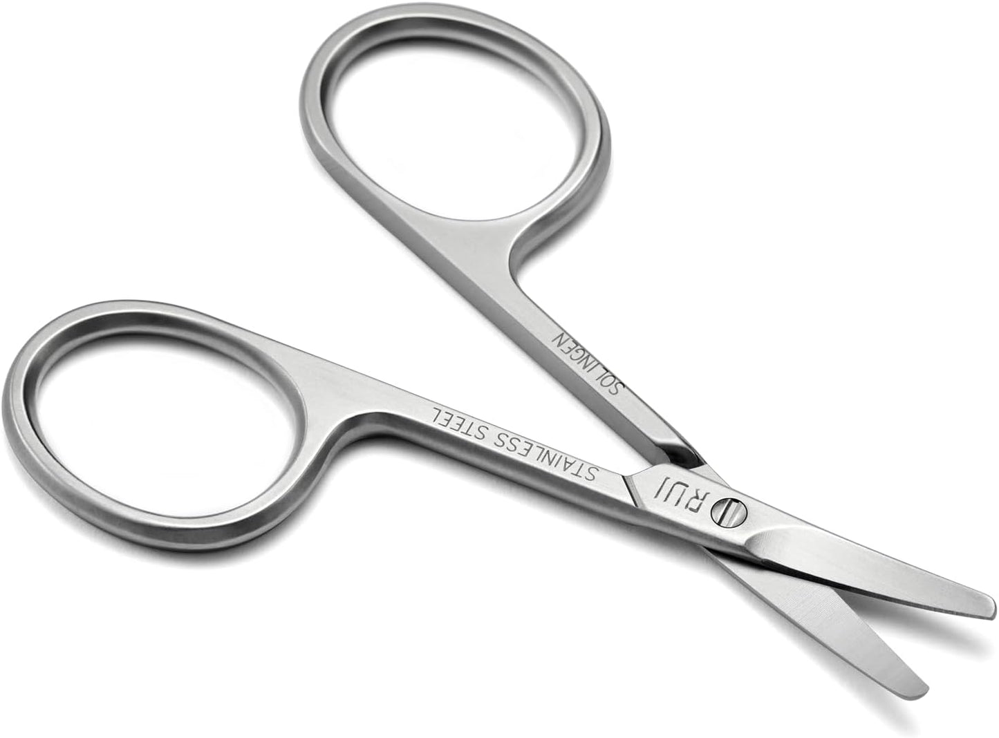 Rui Smiths Pro Precision SafeEdge Nail Scissors | Stainless Steel Manicure Pedicure Trimmer Cutter with Rounded Tips | Suitable For Babies, Toddlers and Diabetics | Made in Solingen, Germany