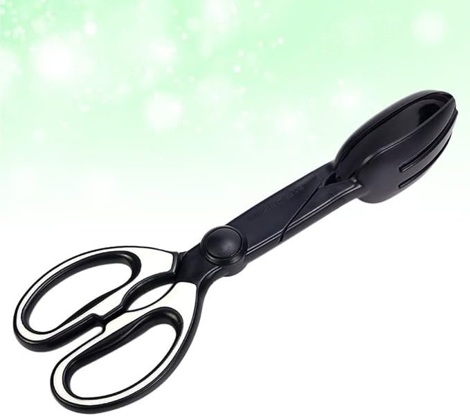 balacoo Petg Pooper Scooper Set for Dogs Handle Scoop Cat Indoor Cleaning Tool Portable Heavy Duty with Jaw Claw Bin (Black) Pets