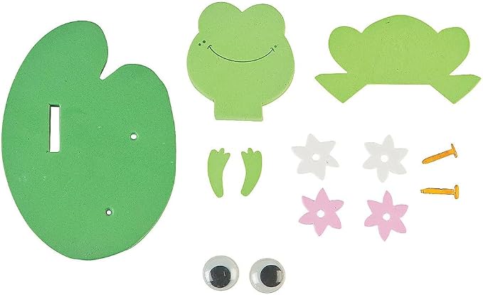 3D Frog On A Lillypad Floating Ck-12 - Crafts for Kids and Fun Home Activities