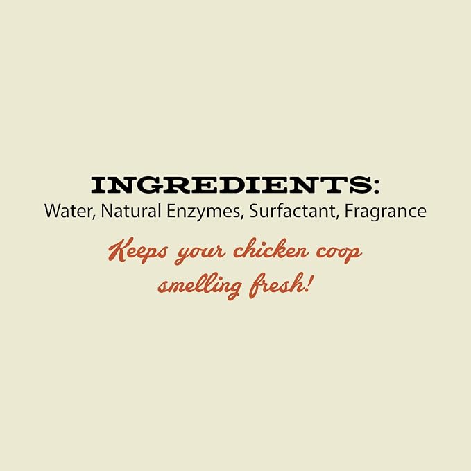 Fluker's Culinary Coop All Natural Odor Control Spray for Chicken Coops, Cat Litter Boxes, Rabbit Hutches, Hamster Cages, 16 oz