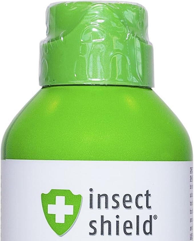 Insect Shield Premium Permethrin Spray - Tick, Flea, Fly, Mosquito, Chigger, Spider & Bed Bug Repellent for Clothing, Gear, Furniture, & Tents, Last up to 60 Days, Clear, 6 Oz Aerosol, Pack of 2