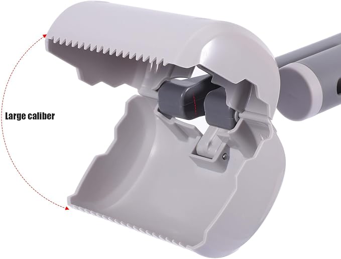 Abaodam Heavy Duty Dog Pooper Scooper with Handle Portable Yard Poop Scoop for Large Dogs Sturdy Pet Waste Picker