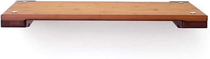 CatastrophiCreations Solid Wood Cat Shelf Handcrafted Wall-Mounted Cat Furniture, English Chestnut, 18"