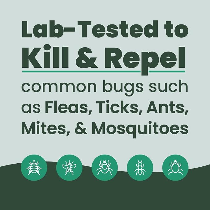 Cedarcide All-Purpose Bug Spray | Kill and Control Mosquitos, Fleas, Ticks, Ants | Made with Natural Essential Oils | Use on People, Pets & Kids | Cedarwood Gallon (128 Oz.)