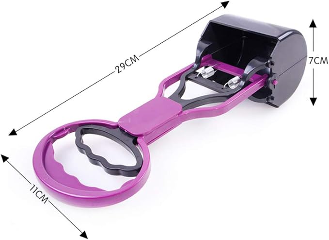 Pet Pooper Scooper for Large & Small Dogs,Pet Waste Removal,Jaw Claw Bin for Grass and Gravel,Heavy Duty Dog Waste Cleaner,Easy to Use for Grass, Dirt, Gravel Pick Up,Blue