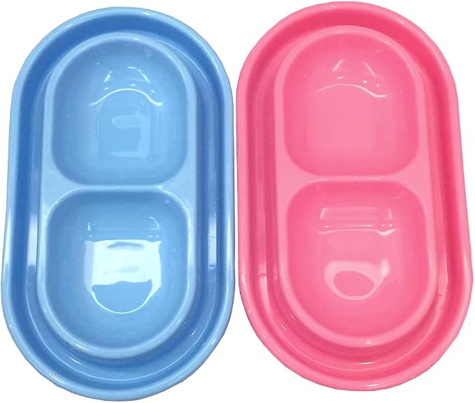 Ant Proof Cat Dish 32 Oz Pet Food Water Bowl for Dogs Cats Pink, M | Ant Proof Food Bowl, No Spill Dish, Outdoor Feeding, Deep Wide Water Moat, Ants Barrier Blocks Insects, Lightweight Plastic