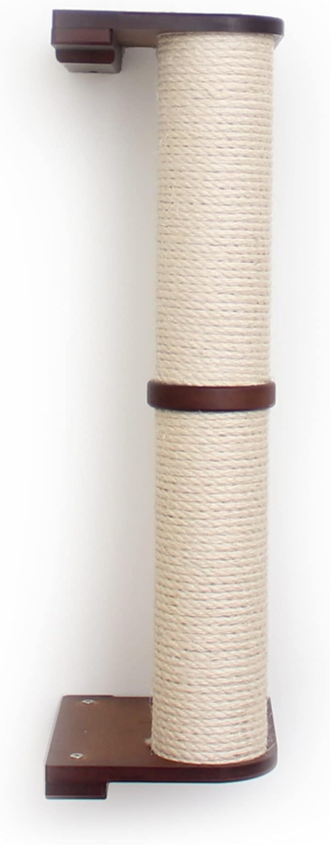 Catastrophic Creations Cat Scratching Post – 2-Tier Cat Wall Scratcher - Bamboo and Sisal Cat Scratcher Post – Durable Cat Scratching Posts for Indoor Cats – Modern Cat Furniture