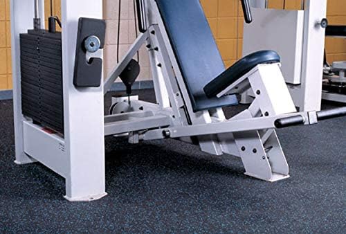 American Floor Mats 1/4in (7mm) Thick 10% Grey 4' x 14' Heavy Duty Rubber Rolls, Protective Exercise Mats, Home Gym Rubber Flooring