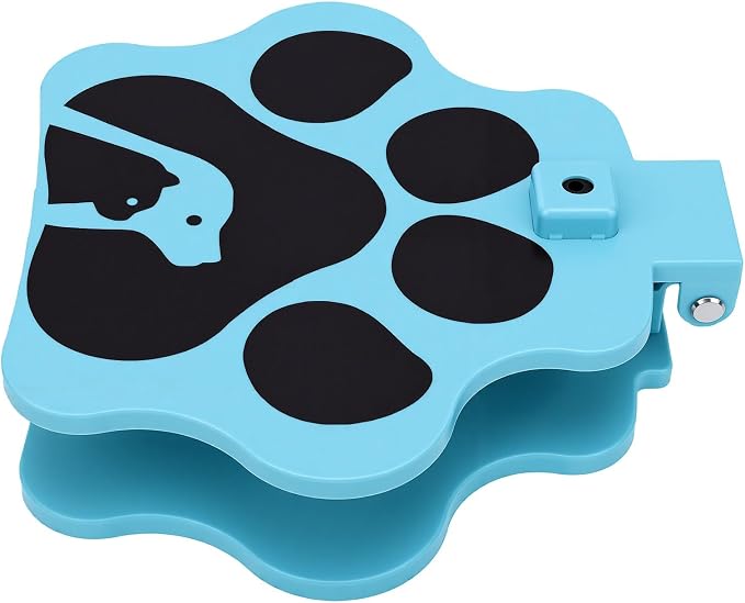 Outdoor Dog Water Fountain Step On, Paws Activated Dog Sprinkler with 1m Hose for Large Dogs, Pet Water Dispenser Drinking Toy for Courtyard, Provides Fresh