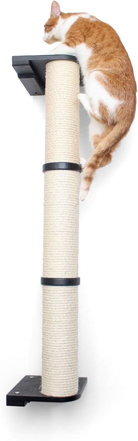 CatastrophiCreations 3-Tier Sisal Climbing Pole, Onyx Bamboo, one Size