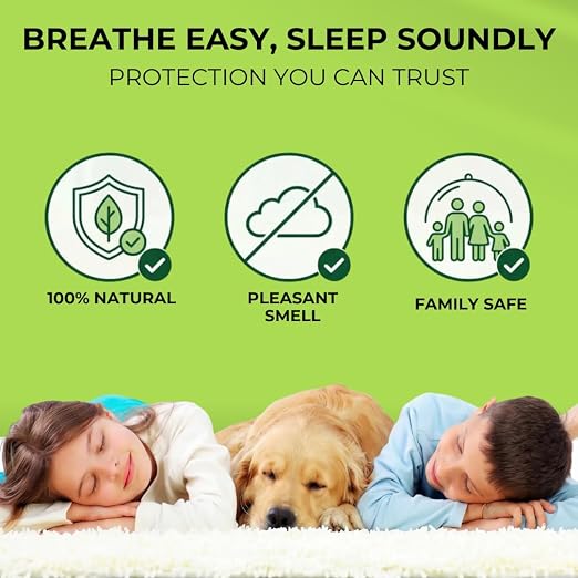 Nature's Dome TSA Approved Travel Bed Bug Spray (3.4 oz) Pack of 2 – Natural Bed Bug & Mite Killer, Destroys Eggs on Contact, Non-Staining for Hotel Mattresses & Luggage