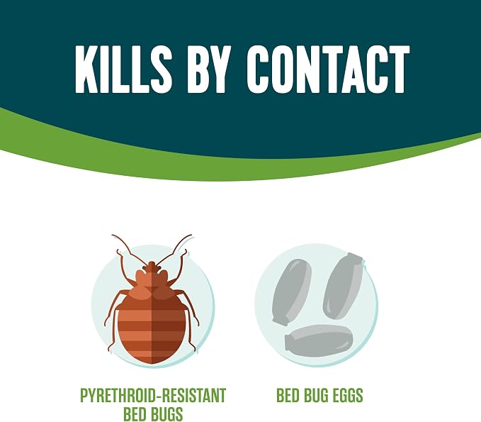 Ecologic Bed Bug Killer Aerosol, 14 Ounces, Aerosol Formula Made With Lemongrass Oil And Cornmint Oil For Use On Seams, Edges And Tufts Of Mattresses, Bed Frames, Suitcases And More