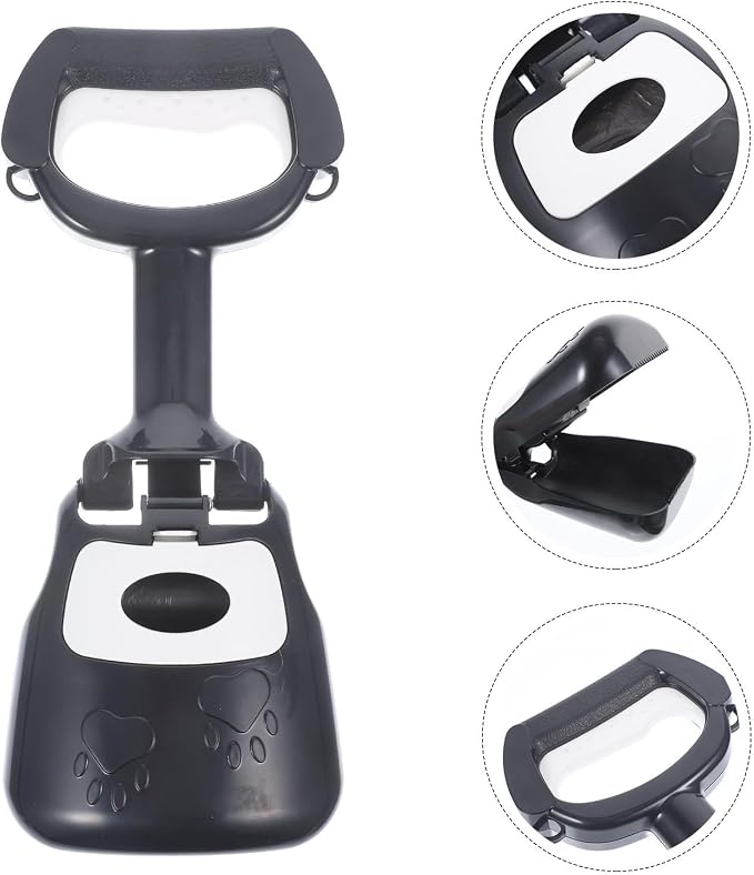 Outanaya Dog Poop Scooper Heavy Duty Litter Picker with Handle, Sturdy Plastic Pooper Scooper for Large Dogs, Household Outdoor Pet Waste Cleaning Tool