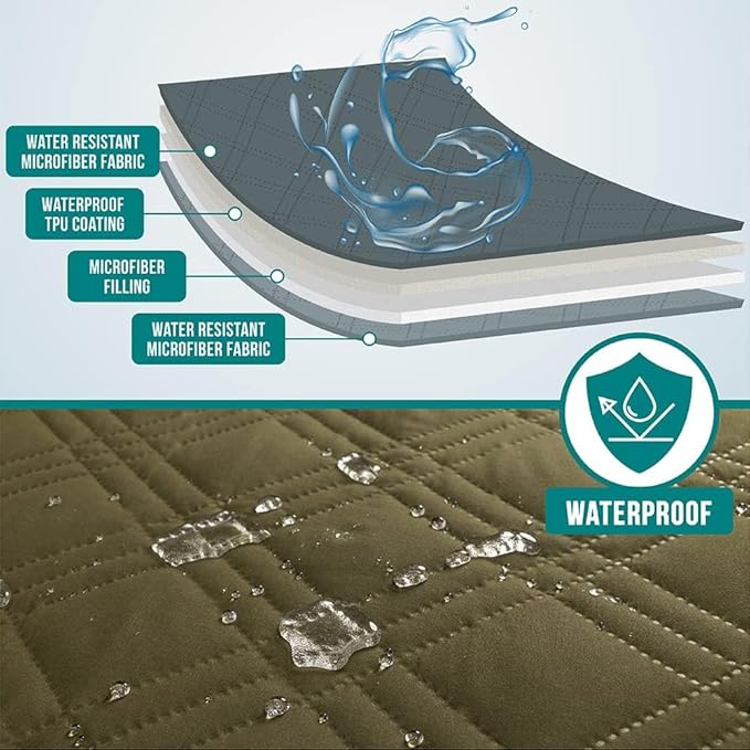 PetAmi Waterproof Dog Blanket Furniture Cover Protector