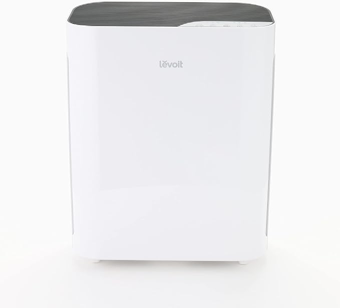 LEVOIT Air Purifier for Home Bedroom,Quiet Clean with Washable PreFilter for Dander,Smoke,Dust,Pollen,AHAM Verifide,Odor Eliminators, Medium Sized Rooms,Pet Hair Remover,Vital 100,White(Pack of 2)