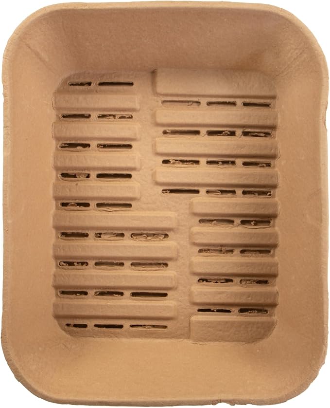 Kitty Sift (Set of 2 Litter Boxes & 1 Sifting Liner) Disposable Sifting Cat Litter Box Jumbo, 3 Count, Durable and Portable for Travel with Odor Control