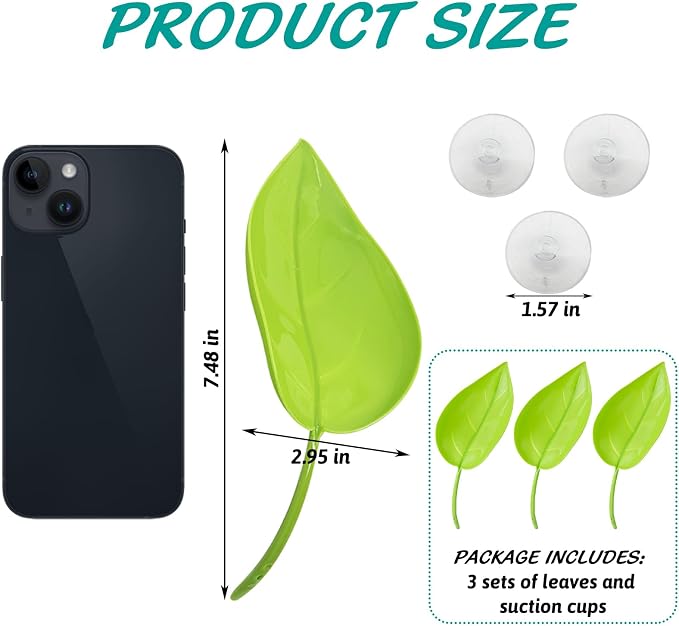 3 Pack Plastic Frog Habitat Platform with Suction Cups Reptile Decorations for Terrarium Dwarf Frogs Tank Accessories Decor Turtle Basking Platforms for Amphibian (Green)